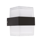 Світильник архітектурний настінний Led Violux Zebra-S 10W 4200K IP44 чорний