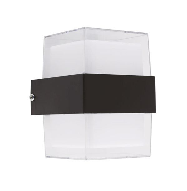 Світильник архітектурний настінний Led Violux Zebra-S 10W 4200K IP44 чорний