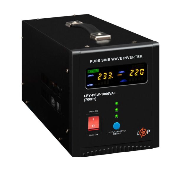 ИБП LP LogicPower LPY-PSW-1000VA+ 700Вт 10A-20A с правильной синусоидой 12V