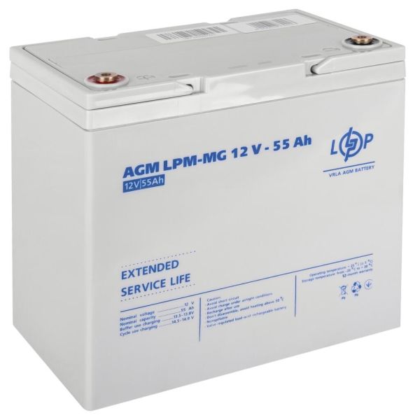 Аккумулятор мультигелевый AGM LP LogicPower LPM-MG 12V-55Ah