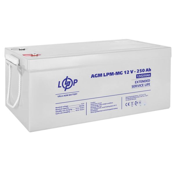 Акумулятор мультигелевий AGM LP LogicPower LPM-MG 12V - 250Ah