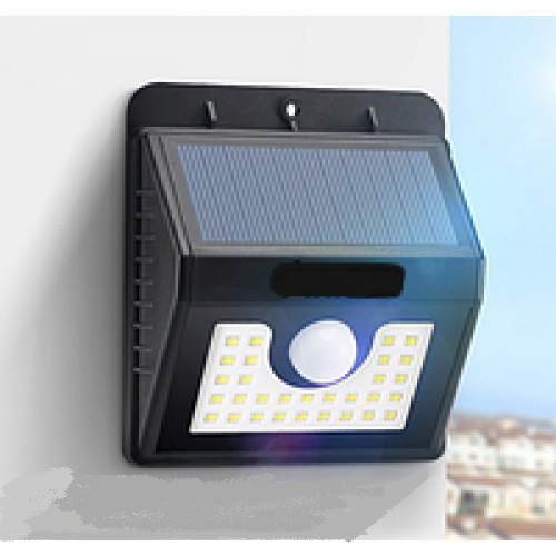 Підсвітка для стіни фасаду LED Lemanso 3,5W 350LM IP65 з датчиком руху, фотоелементом і сонячною батареєю LM998