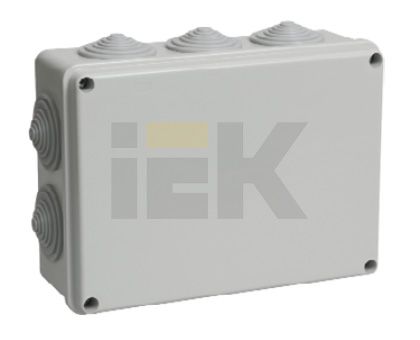 Распределительная коробка внешняя 190x140x70 мм IP55, KM41244, IEK UKO11-190-140-070-K41-55