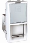 MGU3.412.18 Розетка комп'ютерна RJ-45 FTP кат.5e 1м Unica біла