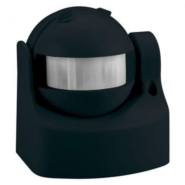 Датчик руху 180° Horoz LINEA IP44 чорний