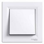 Выключатель 1-клавишный влагозащищенный белый IP44 Asfora Schneider Electric EPH0100221