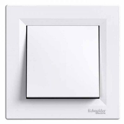 Выключатель 1-клавишный влагозащищенный белый IP44 Asfora Schneider Electric EPH0100221