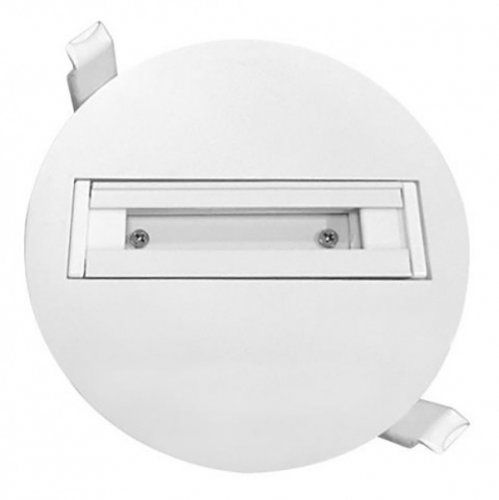 Врезное крепление для трековых светильников RECESSED Monopoint Track Horoz белое