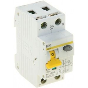Дифференциальный автомат АВДТ32 2P C16А 30мА IEK MAD22-5-016-C-30