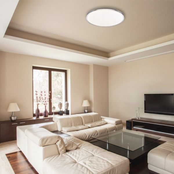Світильник накладний Ardero led al6086ard Moda 48Вт 3000-4000-6500К 2500Лм білий