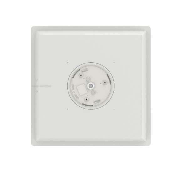 Світильник Led накладний підвісний Violux Millennium BL 38W 4200K 220V IP20 квадрат білий