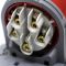 Розетка силовая каучук TP electric настенная 16А-5 (3Р+N+РЕ) IP44 серый красный