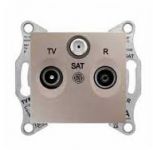 Розетка TV / R / SAT конечная титан Sedna Schneider Electric SDN3501368