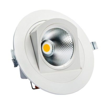 Вбудований LED світильник 30W 4000K білий 40° для торгових приміщень VL-XP10B-30W