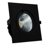 Вбудований LED світильник 30W 4000K чорний 40° для торгових приміщень VL-XP02F-30W
