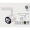 Cвітлодіодний LED трековий світильник Lemanso 20W 1600LM 6500K білий LM560-20