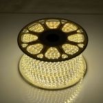 Светодиодная LED лента 220V SMD 3014 120 IP67 теплый белый