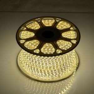 Светодиодная LED лента 220V SMD 3014 120 IP67 теплый белый