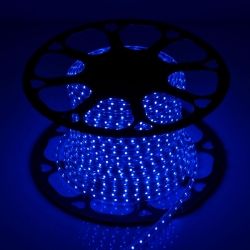 Светодиодная LED лента 220V SMD 2835 60 IP67 синий