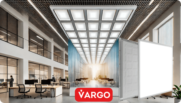 Кліпси до світлодіодної панелі Vargo сірий