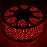 Светодиодная LED лента 220V SMD 2835 60 IP67 красный