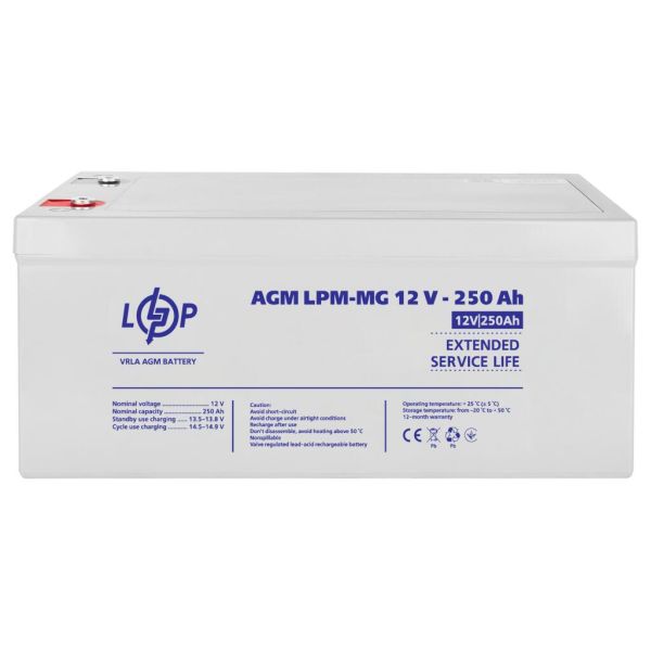 Акумулятор мультигелевий AGM LP LogicPower LPM-MG 12V - 250Ah