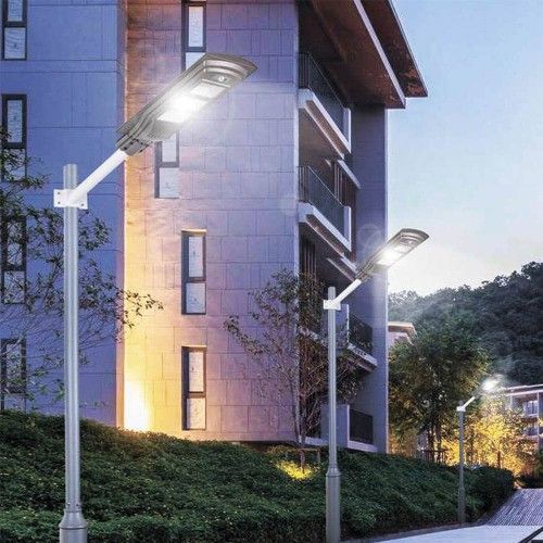 Світильник консольний Led Vargo 80W 6500K акумулятор 3.2V 12Аh сонячна панель 6V 9W датчик руху