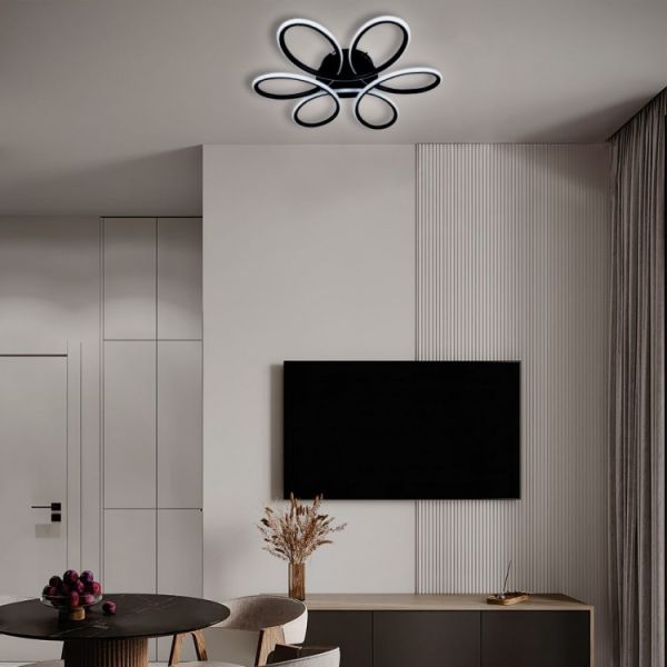 Світильник люстра Ardero led AL6520-1ARD Luce 65Вт 3000-6000К 3380Лм пульт чорний