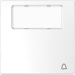 Клавиша 1-ная Звонок с полем для надписи Merten D-Life MTN3365-6035 Белый лотос