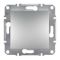 Выключатель 1-клавишный IP44 Алюминий Asfora Schneider Electric EPH0100261