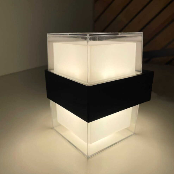 Світильник архітектурний настінний Led Violux Zebra-S 10W 4200K IP44 чорний