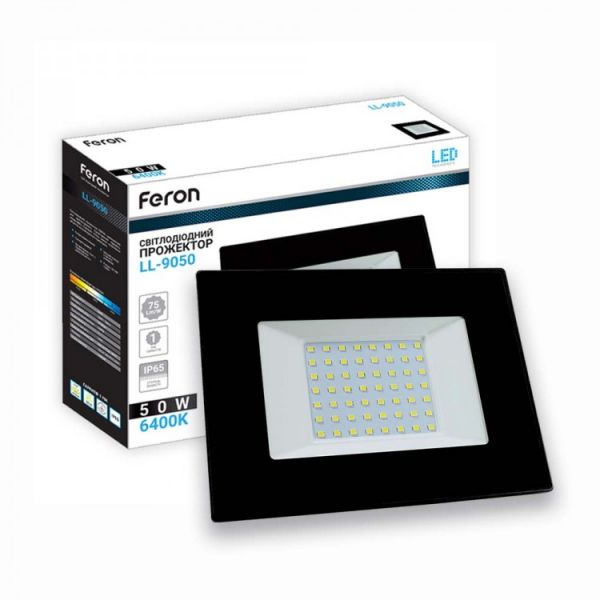 Світлодіодний прожектор Feron LL-9050 50W 6400K IP65