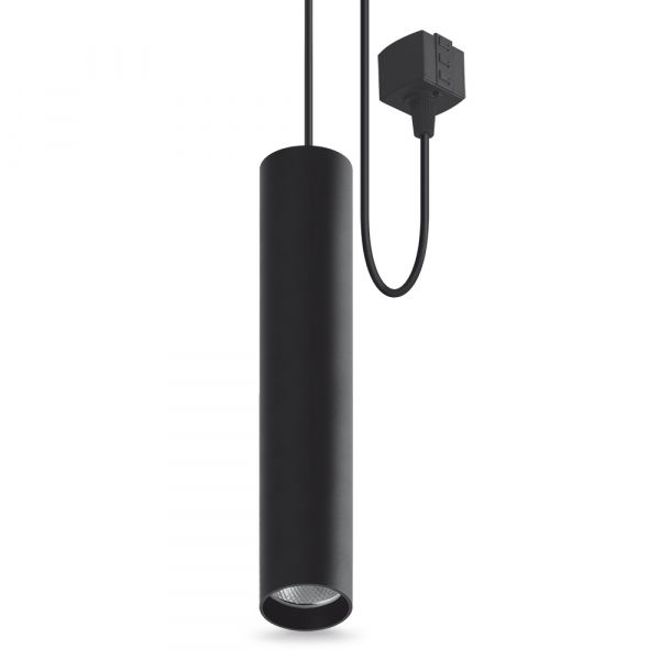 LED светильник подвесной трековый VIDEX 10W 4100K черный