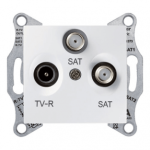 Розетка TV/R/SAT кінцева біла Sedna Schneider Electric SDN3501321