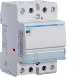 Контактор 63А, 2НВ, 3м Hager ESC263