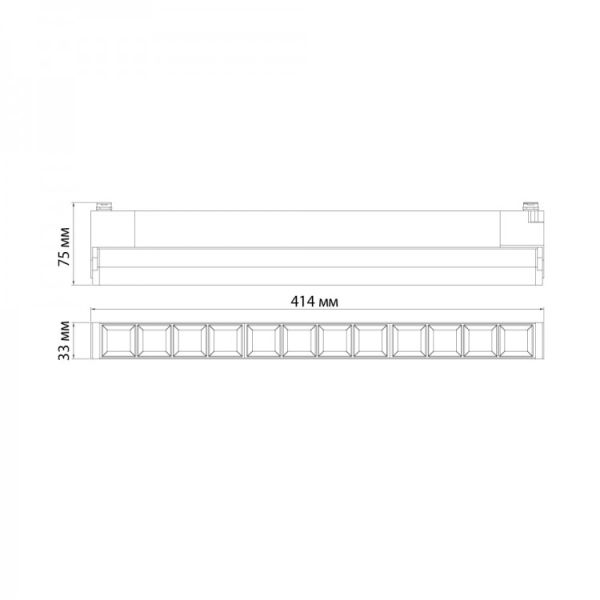 Светильник трековый Led поворотный Ardero AL120F 30Вт 4000K черный