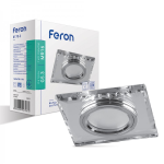 Вбудований світильник MR16 срібло з LED підсвіткою SMD2835 12leds (6500K) Feron 8170-2