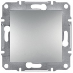 Выключатель 1-клавишный 2-полюсный Алюминий Asfora Plus Schneider Electric EPH0200161