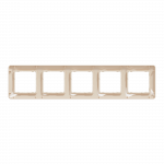 Рамка 5-постова Бежевий Sedna Design Schneider Electric SDD312805