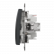 Одноклавішний перемикач Чорний Sedna Design Schneider Electric SDD114106