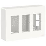 NU123418 Блок unica system+ відкртита вставка 3х4 білий