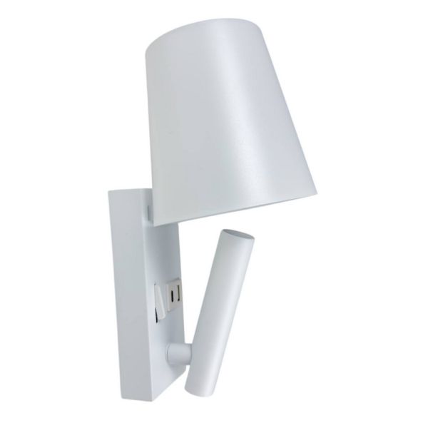 Светильник настенный Violux Umbrella USB+TYPE-C бра Led 3W 4200K IP20 белый