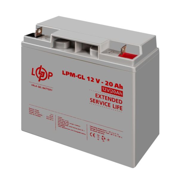 Акумулятор гелевий LP LogicPower LPM-GL 12V - 20Ah