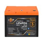 Аккумулятор LiFePO4 LP LogicPower 25,6V-32Ah 820Wh BMS 40A-32А пластик Smart BT