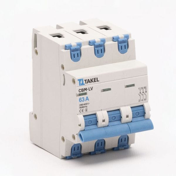 Выключатель нагрузки CBM-LV Takel 3p 63A 230-400В категория АС-22А IP20
