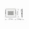 LED прожектор VIDEX F2e 100W 5000K