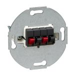 Механизм аудиорозетки Х4 пружинные клеммы Merten MTN467014 Антрацит