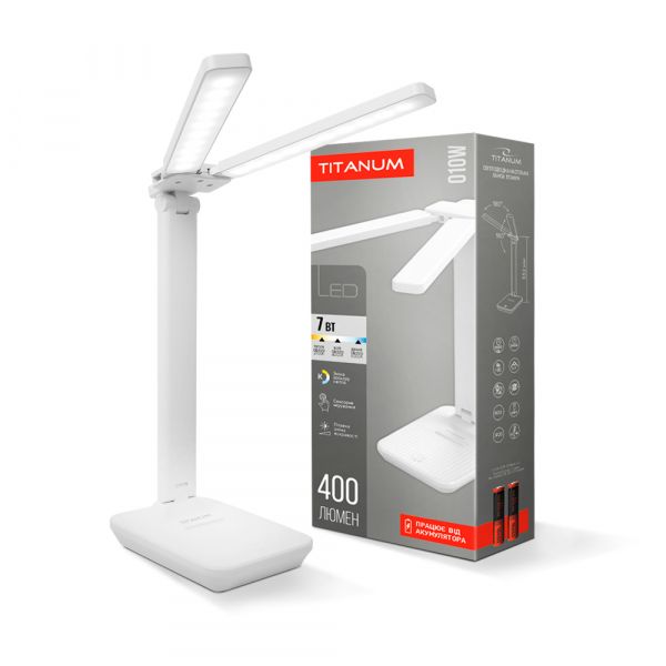 LED лампа настольная с аккумулятором TITANUM TLTF-010W 7W 2700-6000K