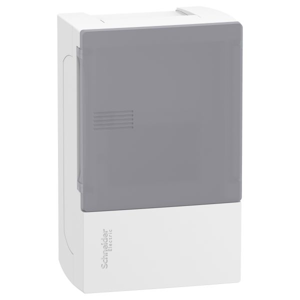 Щит навісний 4 модулі димчатий пластик Schneider Electric Resi9 Mini Pragma MIP12104T