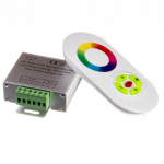RGB контролер 12-24V 18A сенсорний радіо White